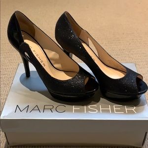Marc Fisher peep toe pumps